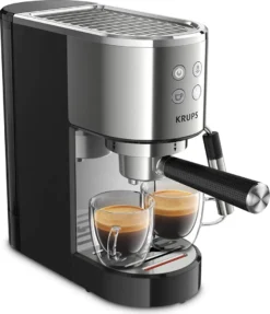 Krups XP 442 - Espresso Siebträger - Edelstahl/schwarz -Kaffeegenuss Verkaufsgeschäft 3417ed834c65a35822c0a21bc073fabf