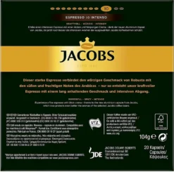 JACOBS Espresso 10 Intenso 200 Nespresso®* Kompatible Kaffeekapseln 8 JACOBS Espresso 10 Intenso 200 Nespresso®* Kompatible Kaffeekapseln -Kaffeegenuss Verkaufsgeschäft 34524faeca953fb7b53963e05948fe56