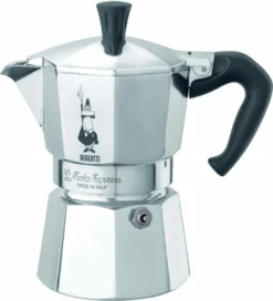 Bialetti Moka Express - 3 Tassen Espressokocher -Kaffeegenuss Verkaufsgeschäft 34659ef2613fde259d5cadb97db7cb80