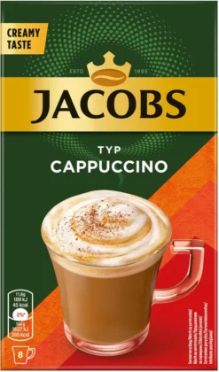 JACOBS Löskaffee Typ Cappuccino 10 X 8 Sticks - 80 Getränke Instantkaffee -Kaffeegenuss Verkaufsgeschäft 34d41193cc00f7e437adf2665e762139