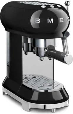 SMEG Espresso Kaffeemaschine Schwarz ECF01BLEU -Kaffeegenuss Verkaufsgeschäft 34e8a6a722ccc212450e90ad1a97773f
