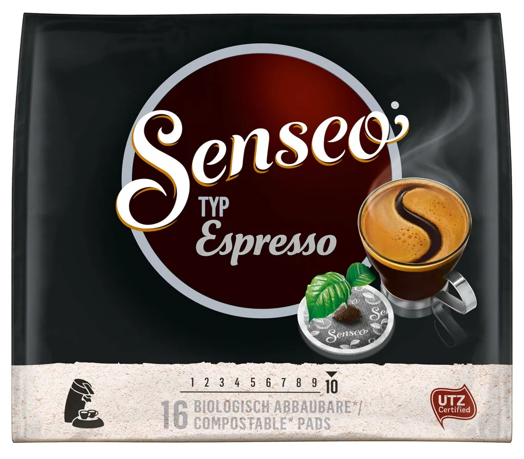 SENSEO Pads Typ Espresso UTZ 5 X 16 Senseopads - 80 Getränke Pads 2 SENSEO Pads Typ Espresso UTZ 5 X 16 Senseopads - 80 Getränke Pads – Bild 2