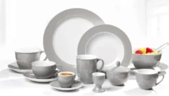 Ritzenhoff & Breker DOPPIO Grau Kaffeeservice 18-teilig -Kaffeegenuss Verkaufsgeschäft 37d1aa2d89b2c660a52c94904f84a358