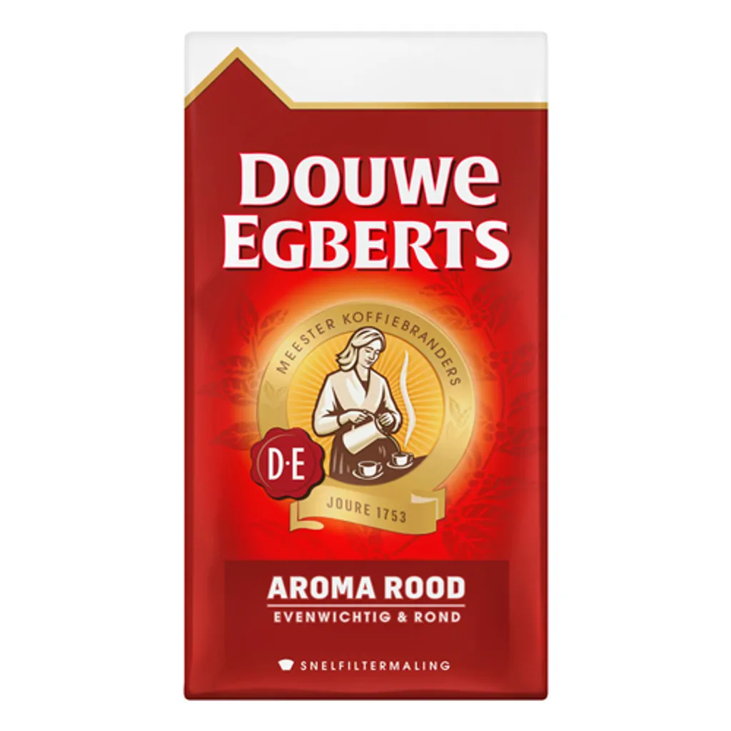 Douwe Egberts - Aroma Rood Gemahlener Filterkaffee - 500gr 1 Douwe Egberts - Aroma Rood Gemahlener Filterkaffee - 500gr