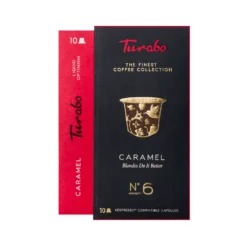Kaffeekapseln, TURABO, Karamell, 10 Nespresso-kompatible Kapseln, 54gr -Kaffeegenuss Verkaufsgeschäft 3b460531f072a21b198b8c94b1ebda14