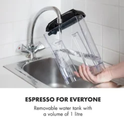 Espressionata Gusto Espressomaschine 1100W 15 Bar Druck Schwarz -Kaffeegenuss Verkaufsgeschäft 3b9f87a6b40ea75c2365c98835781beb