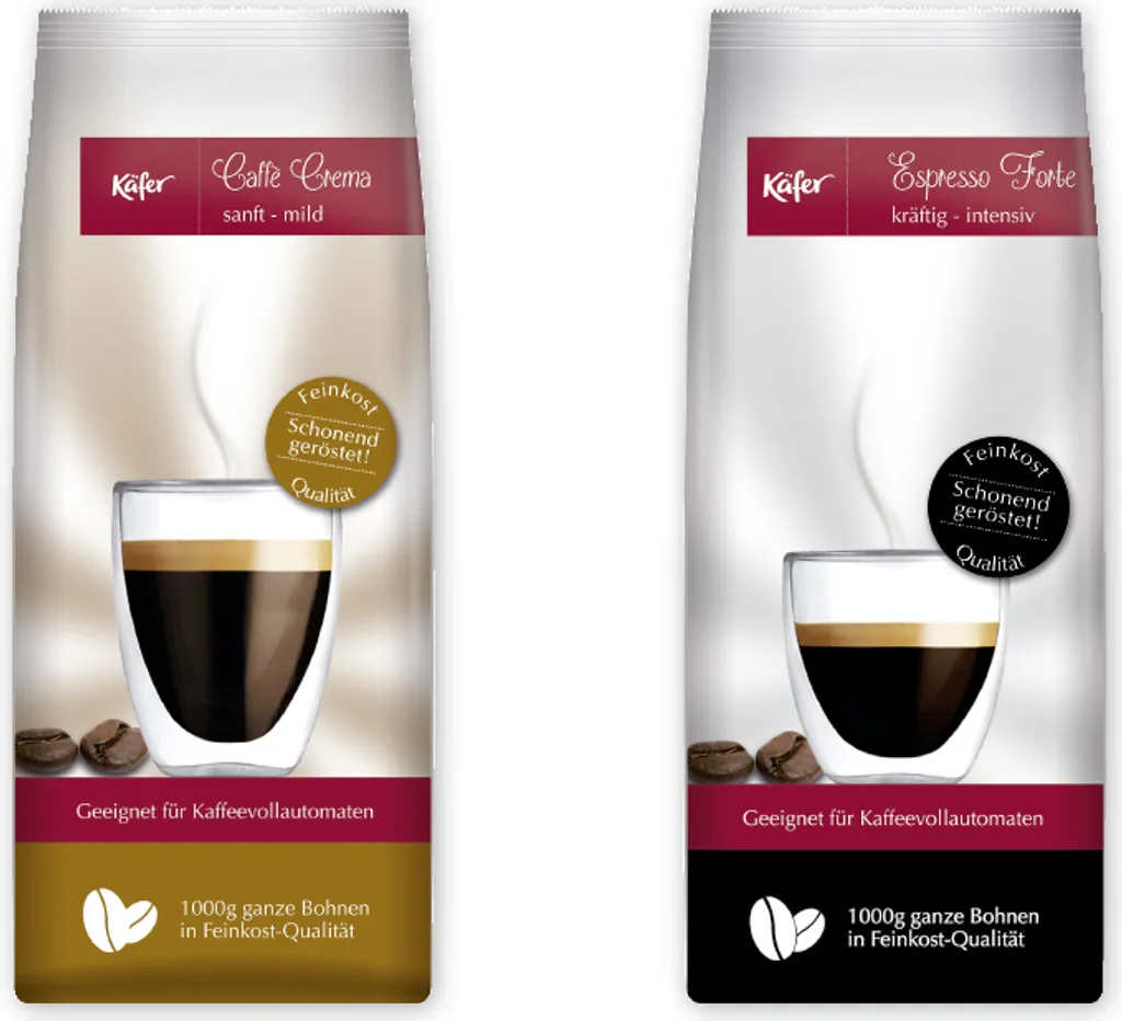 Käfer Caffè Espresso Forte | Ganze Bohne | 1000g 2 Käfer Caffè Espresso Forte | Ganze Bohne | 1000g – Bild 2