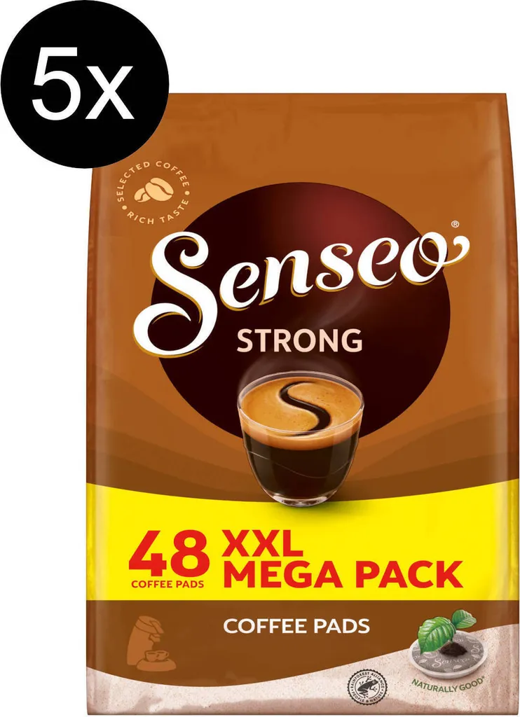 SENSEO Pads Strong Senseopads 240 Getränke Kaffeepads XXL Pack 1 SENSEO Pads Strong Senseopads 240 Getränke Kaffeepads XXL Pack