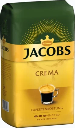 JACOBS Expertenröstung Crema Kaffee Ganze Bohne 4 X 1 Kg Kaffeebohnen -Kaffeegenuss Verkaufsgeschäft 404540ab5bdbed21b8ee00dd129f4113