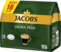 JACOBS Pads Crema Classic 270 Getränke - 15x18 Kaffeepads Senseo Kompatibel -Kaffeegenuss Verkaufsgeschäft 413fd8006046b3bb7b8a0f6e182c223b