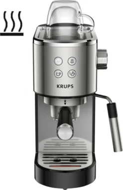 Krups XP 442 - Espresso Siebträger - Edelstahl/schwarz -Kaffeegenuss Verkaufsgeschäft 4189f749f8628d6def6980f6349469ea