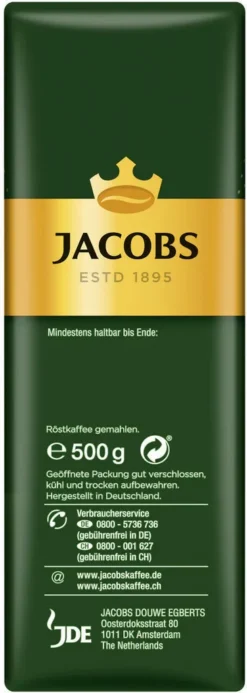 JACOBS Filterkaffee Krönung Mild 6 X 500g Pulver-Kaffee Gemahlen Röstkaffee 3 Kg -Kaffeegenuss Verkaufsgeschäft 421f7a9f04e031ddbb1be1bf30dc2bd1 2