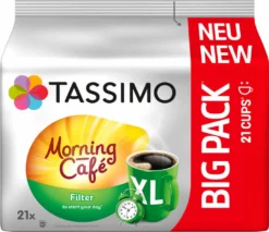 TASSIMO Kapseln Morning Café Filter XL T Discs 1 Packung - 21 Getränke Kaffeekapseln 14 TASSIMO Kapseln Morning Café Filter XL T Discs 1 Packung - 21 Getränke Kaffeekapseln -Kaffeegenuss Verkaufsgeschäft 4250cd0ad2171af1db6c330481344875