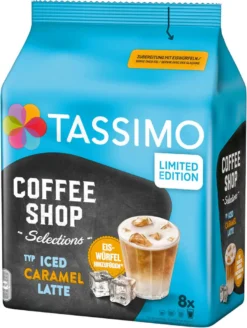 TASSIMO Kapseln Typ Iced Caramel Latte Coffee Shop Selections Discs 8 Getränke 9 TASSIMO Kapseln Typ Iced Caramel Latte Coffee Shop Selections Discs 8 Getränke -Kaffeegenuss Verkaufsgeschäft 425aaa7a16ae0b8be0bde480f8b54b78