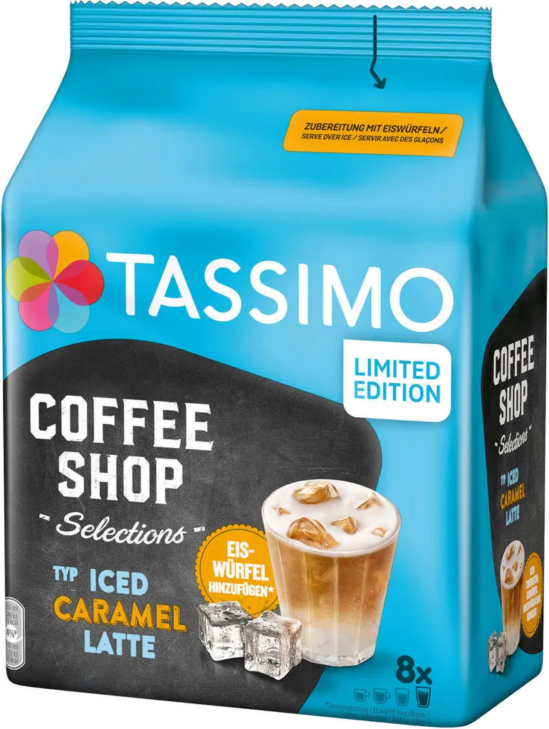 TASSIMO Kapseln Typ Iced Caramel Latte Coffee Shop Selections Discs 8 Getränke 3 TASSIMO Kapseln Typ Iced Caramel Latte Coffee Shop Selections Discs 8 Getränke – Bild 3