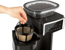 Kaffeemaschine Filterkaffeemaschine Edelstahl Thermoskanne Timer Mit Mahlwerk -Kaffeegenuss Verkaufsgeschäft 432c0fa5b437a11309a6b9d29c41c9b3