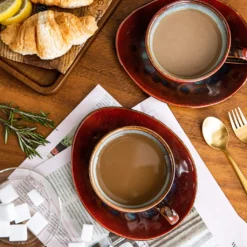 Vancasso Kaffeeservice »STARRY« 8-tlg Steinzeug Kaffeeset Mit Kaffeetasse, Untertasse -Kaffeegenuss Verkaufsgeschäft 45b2489dfce232c8f7911f1dcdc36e49