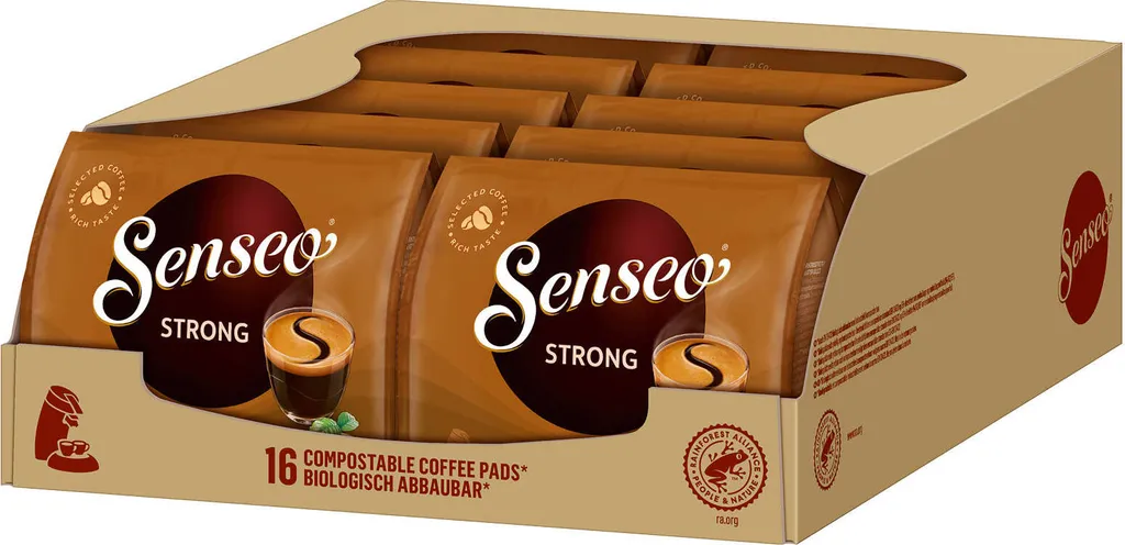 SENSEO Pads Strong Senseopads 10 X 16 Getränke - 160 Pads 1 SENSEO Pads Strong Senseopads 10 X 16 Getränke - 160 Pads