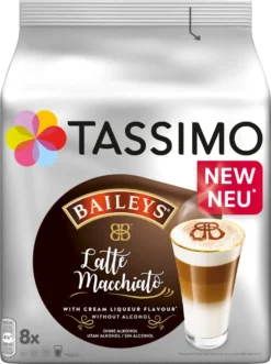 TASSIMO Kapseln Latte Macchiato Vielfaltspaket Discs 40 Getränke 5 Sorten Kaffee -Kaffeegenuss Verkaufsgeschäft 47aa838d31503f2f53ed4f46575a2306