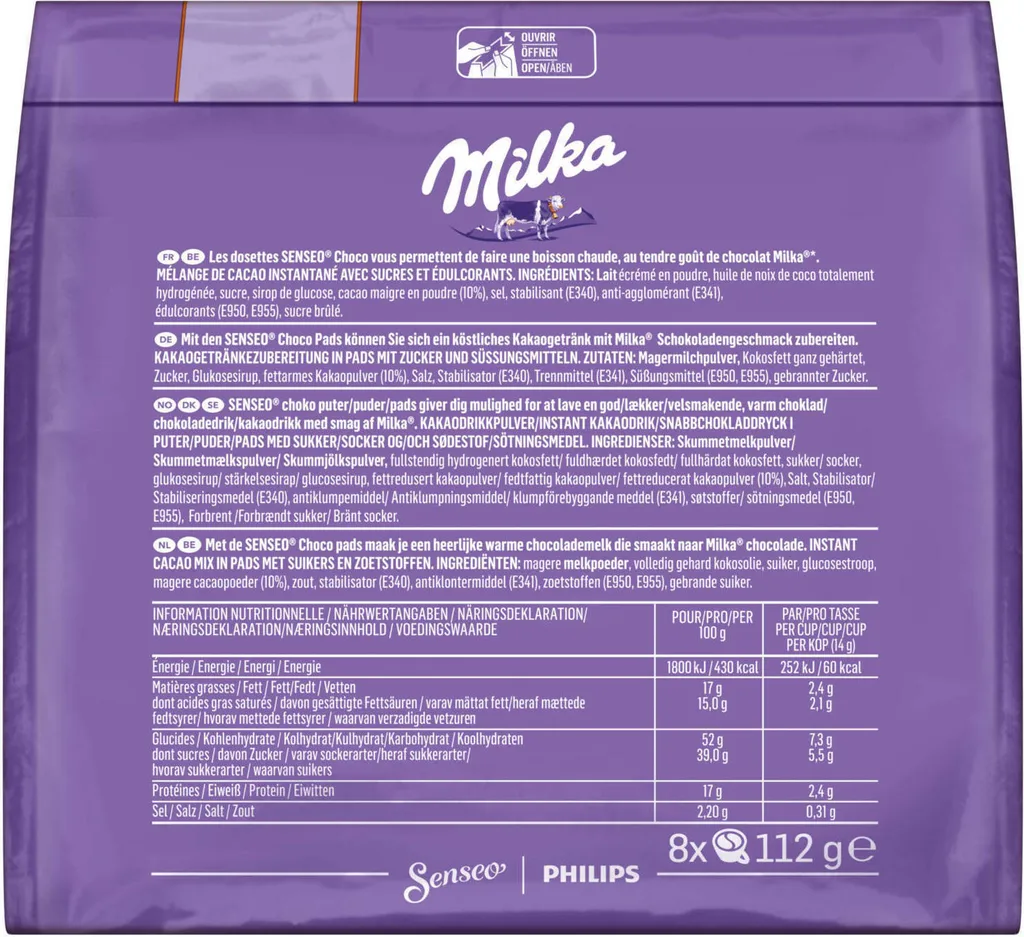 SENSEO Pads Milka Senseopads 40 Getränke Kakao Heisse Schokolade Hot Choco 5 SENSEO Pads Milka Senseopads 40 Getränke Kakao Heisse Schokolade Hot Choco – Bild 5