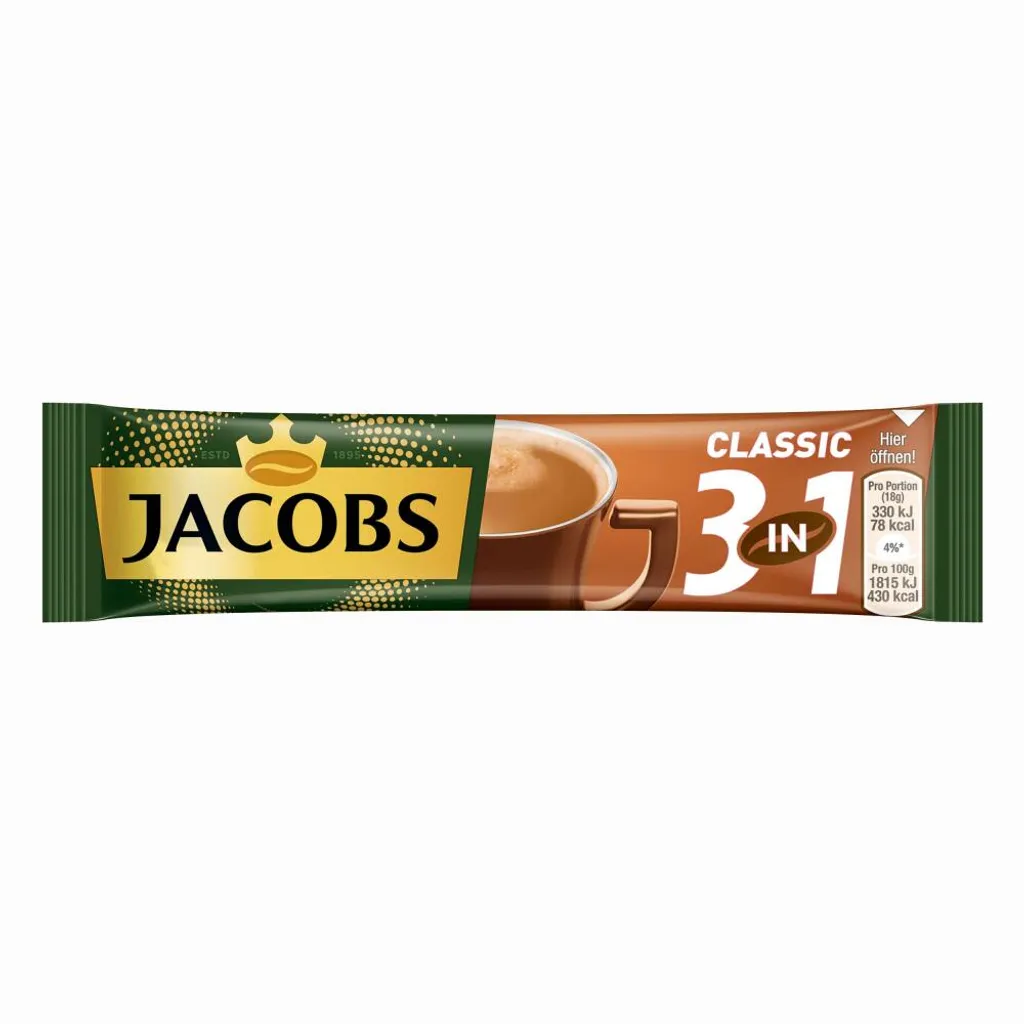 Jacobs Classic 3in1 Sticks | Löslicher Kaffee | 10 Portionen 14 Jacobs Classic 3in1 Sticks | Löslicher Kaffee | 10 Portionen – Bild 14