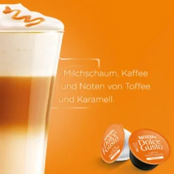 Nescafé® Nescafé Dolce Gusto Caramel Latte Macchiato, Karamell, Kapseln, Kaffeekapsel, Café, Coffee, Kaffee, 16 Kapseln (8 Portionen) -Kaffeegenuss Verkaufsgeschäft 4ef168a89eb3bfbe9b107765d6c11e6c