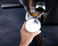 GASTRONOMA 18110001 Espressomaschine Baristo. Siebträgermaschine Mit 15 Bar Druck Und Milchaufschäumer -Kaffeegenuss Verkaufsgeschäft 52aefbf50d01b8a22ceaab0d7bc366cc
