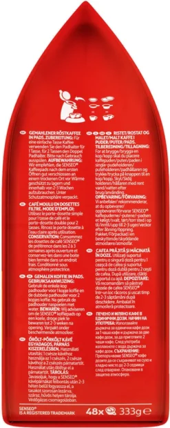 SENSEO Pads Classic Senseopads 48 Getränke Kaffeepads XXL Pack -Kaffeegenuss Verkaufsgeschäft 54d18f1c373f8fa1e295a768e676b931 2