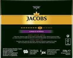 Jacobs Lungo 8 Intenso XXL-Pack | 40 Nespresso® Komp. Kapseln -Kaffeegenuss Verkaufsgeschäft 579039b67a64a47c167969a6b55955ae