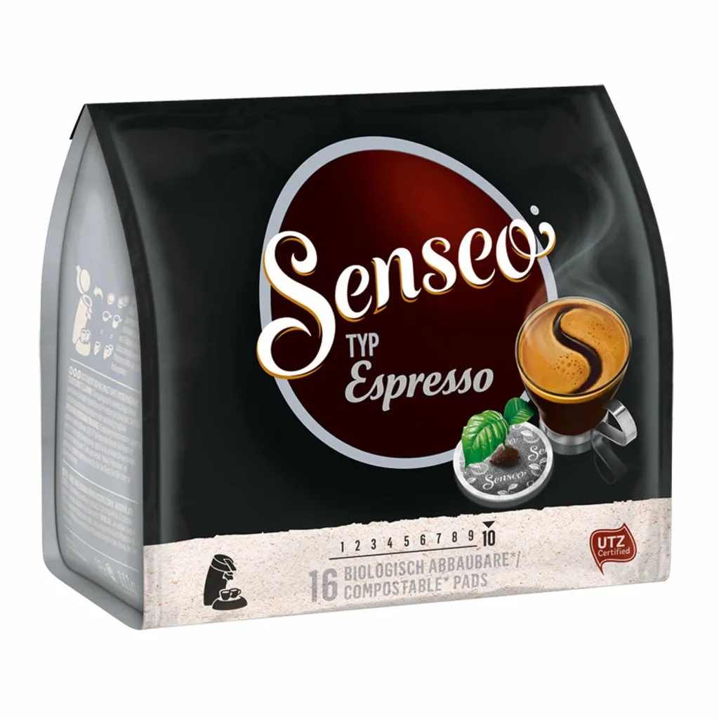 Senseo Espresso, Aromatisch Vollmundiger Röstkaffee, 16 Pads 2 Senseo Espresso, Aromatisch Vollmundiger Röstkaffee, 16 Pads – Bild 2