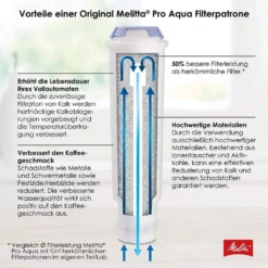 3x Melitta 224562 Filterpatrone Für Kaffeevollautomaten Pro Aqua Vorbeugung Von Verkalkung, Einfache Anwendung, 3 Patronen 10 3x Melitta 224562 Filterpatrone Für Kaffeevollautomaten Pro Aqua Vorbeugung Von Verkalkung, Einfache Anwendung, 3 Patronen -Kaffeegenuss Verkaufsgeschäft 59b93a9ead69aca6c45b18c8f1994ac6