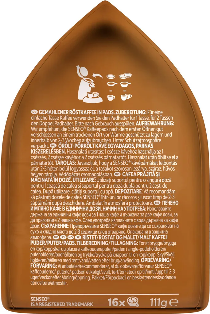 SENSEO Pads Strong Senseopads 10 X 16 Getränke - 160 Pads 6 SENSEO Pads Strong Senseopads 10 X 16 Getränke - 160 Pads – Bild 6