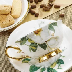 Panbado Floral Kaffeetassen Aus Premium Bone China Porzellan, Beinhaltet 1 Tassen 200 Ml, 1 Untertassen, Und 1 Löffel 7 Panbado Floral Kaffeetassen Aus Premium Bone China Porzellan, Beinhaltet 1 Tassen 200 Ml, 1 Untertassen, Und 1 Löffel -Kaffeegenuss Verkaufsgeschäft 59ef451ba497f0cde4c106873cdd7da3