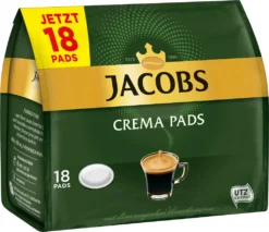 JACOBS Pads Crema Classic 270 Getränke - 15x18 Kaffeepads Senseo Kompatibel -Kaffeegenuss Verkaufsgeschäft 5aa9f5ed68a31f5393c0354a07774f3b