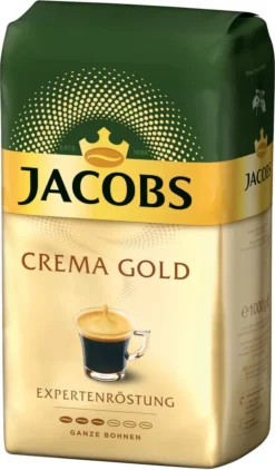 JACOBS Kaffeebohnen Expertenröstung Crema Gold 2 X 1 Kg Ganze Kaffee Bohnen Geröstet -Kaffeegenuss Verkaufsgeschäft 5b5c0e1023b4f535e09a217ea741c9a7 1