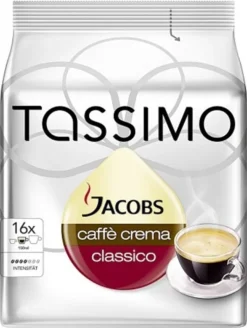 Tassimo Jacobs Caffè Crema Classico | 16 T Discs, Kaffeekapseln -Kaffeegenuss Verkaufsgeschäft 5c4fff3e65c4ad237fafa2141508e7ca