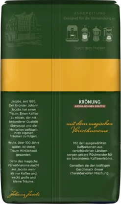 JACOBS Kaffeebohnen Krönung Aroma-Bohne Kräftig 6x500g Ganze Kaffee Bohnen -Kaffeegenuss Verkaufsgeschäft 5d25bed580b926b726c8c80d85834161