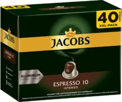 JACOBS Kapseln Espresso Intenso 5 X 40 Nespresso®* Kompatible Kaffeekapseln -Kaffeegenuss Verkaufsgeschäft 5e59c4f56ab078f4274b20fbd139f0af