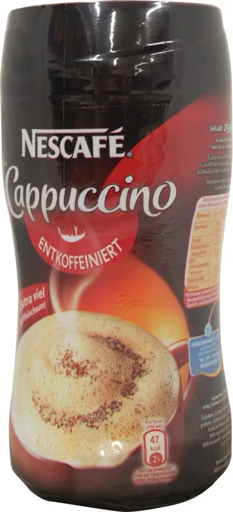 Nescafé® Nescafé Gold Typ Cappuccino Entkoffeiniert | 250g Dose 9 Nescafé® Nescafé Gold Typ Cappuccino Entkoffeiniert | 250g Dose – Bild 9