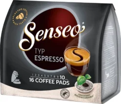 SENSEO Pads Typ Espresso Senseopads 160 Getränke Kaffeepads 10 SENSEO Pads Typ Espresso Senseopads 160 Getränke Kaffeepads -Kaffeegenuss Verkaufsgeschäft 5f8094639e1aa24897cd1fe4bf5ae0d2