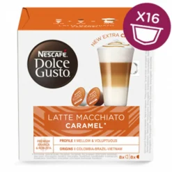 Nescafé® Nescafé Dolce Gusto Caramel Latte Macchiato, Karamell, Kapseln, Kaffeekapsel, Café, Coffee, Kaffee, 16 Kapseln (8 Portionen) -Kaffeegenuss Verkaufsgeschäft 602cf43e1fffe79c2f2698e411002db2