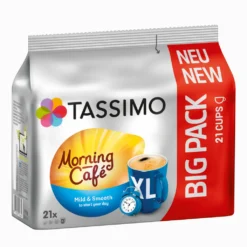 TASSIMO Morning Café XL Mild & Smooth, Kaffeekapseln, XL 21er -Kaffeegenuss Verkaufsgeschäft 6167c6f7825e1c7d996eb7ff8d0740ac