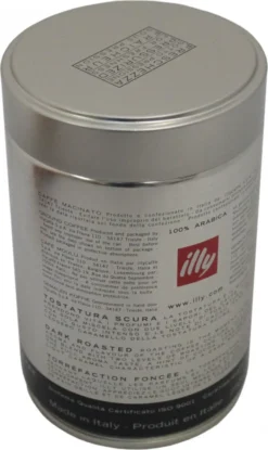 Illy Espresso Dunkle Röstung / Dark Roast | Gemahlen | 250g-Dose -Kaffeegenuss Verkaufsgeschäft 6395d85ce0d3b574dc2c84131aae3757