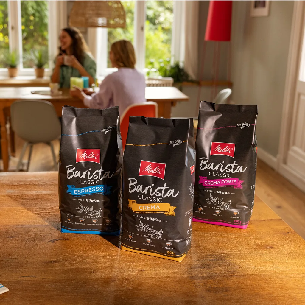 MELITTA Ganze Kaffeebohnen Barista Crema 8 X 1 Kg Ausgewogen Harmonisch Stärke 3 4 MELITTA Ganze Kaffeebohnen Barista Crema 8 X 1 Kg Ausgewogen Harmonisch Stärke 3 – Bild 4