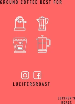 LUCIFER'S ROAST 4x1kg Espresso By KIQO Aus Italien - Starke Kaffeebohnen Für Kaffeevollautomaten Und Siebträger - Säurearm - 100% Robusta (ganze Bohnen, 4x1kg) -Kaffeegenuss Verkaufsgeschäft 6429b91fd9f21a239b44254128dace34