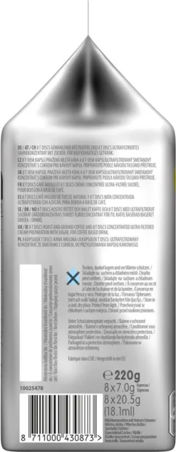 TASSIMO Kapseln Typ Latte Macchiato Weniger Süß Kaffeekapseln 5 X 8 Getränke -Kaffeegenuss Verkaufsgeschäft 65d305d4035a7cc4daa2d6c6923c1b15