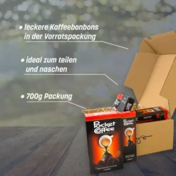 Genussleben Box Mit 700g Ferrero Pocket Coffee Espresso -Kaffeegenuss Verkaufsgeschäft 66301d7778ed8cf092c9102ae948edab
