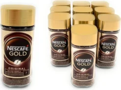 Nestlé® Nescafé Gold Das Original, Löslicher Bohnenkaffee, Kaffee, Gemahlener Röstkaffee, Glas, 100 G -Kaffeegenuss Verkaufsgeschäft 6774ea6e011b4823283128c31a0a9247