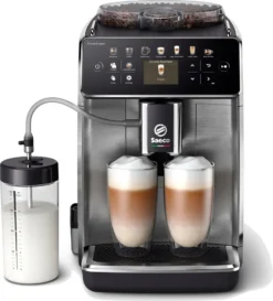 Philips Saeco SM6585/00 GranAroma Kaf­fee­voll­au­to­mat Mit Farbigem Display Edelstahl -Kaffeegenuss Verkaufsgeschäft 689540ebf4f38e65259a7788d7102fdc