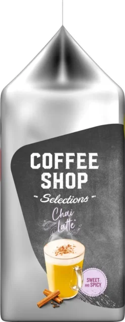 TASSIMO Coffee Shop Selections Chai Latte Tee T Discs Kapseln 5 X 8 Getränke -Kaffeegenuss Verkaufsgeschäft 69bb52cdc10bc23cc7b4e30fa5ee146b